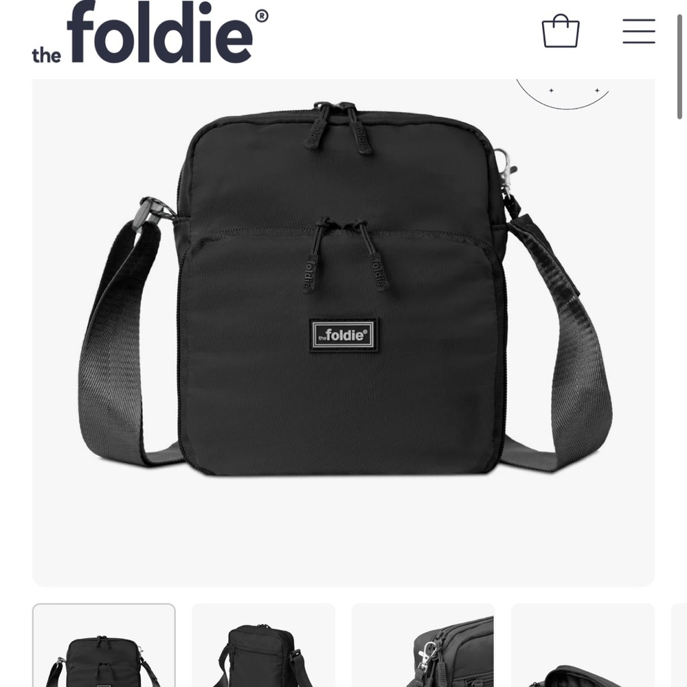 Excellent used condition - The Foldie Sling Bag in Black
